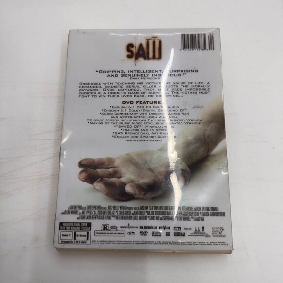 Saw [DVD] Horror Movie Disc Tested, Working - Picture 2 of 3